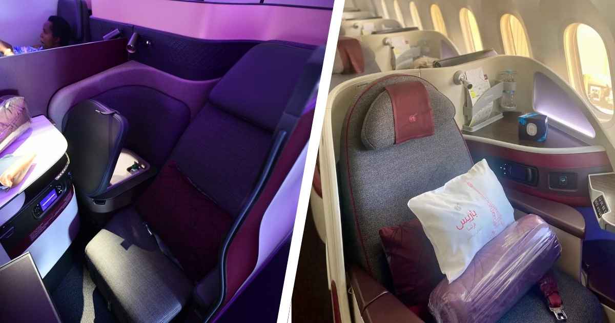 Qatar Airways QSuite vs Standard Business Class